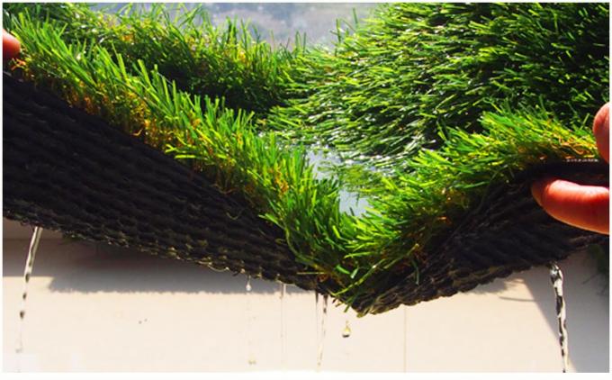 Hierba verde artificial de 3 Tone Spring Landscaping Artificial Grass para la decoración de la pared