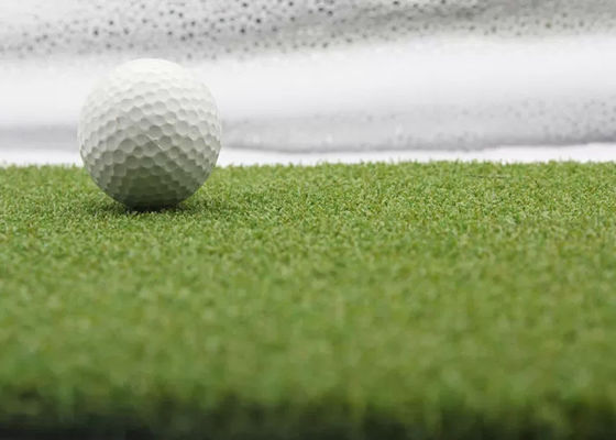 Alta densidad sintética bicolor de Mini Golf Artificial Grass 15m m