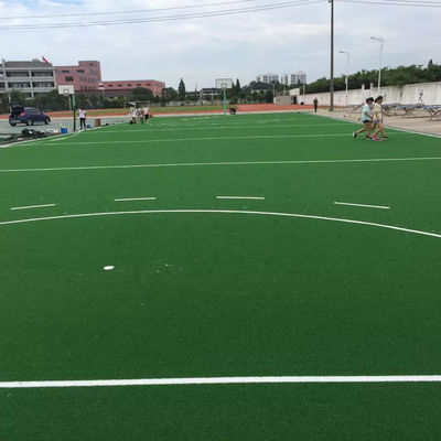 Deporte al aire libre verde oscuro ULTRAVIOLETA anti de la hierba artificial del hockey del patio